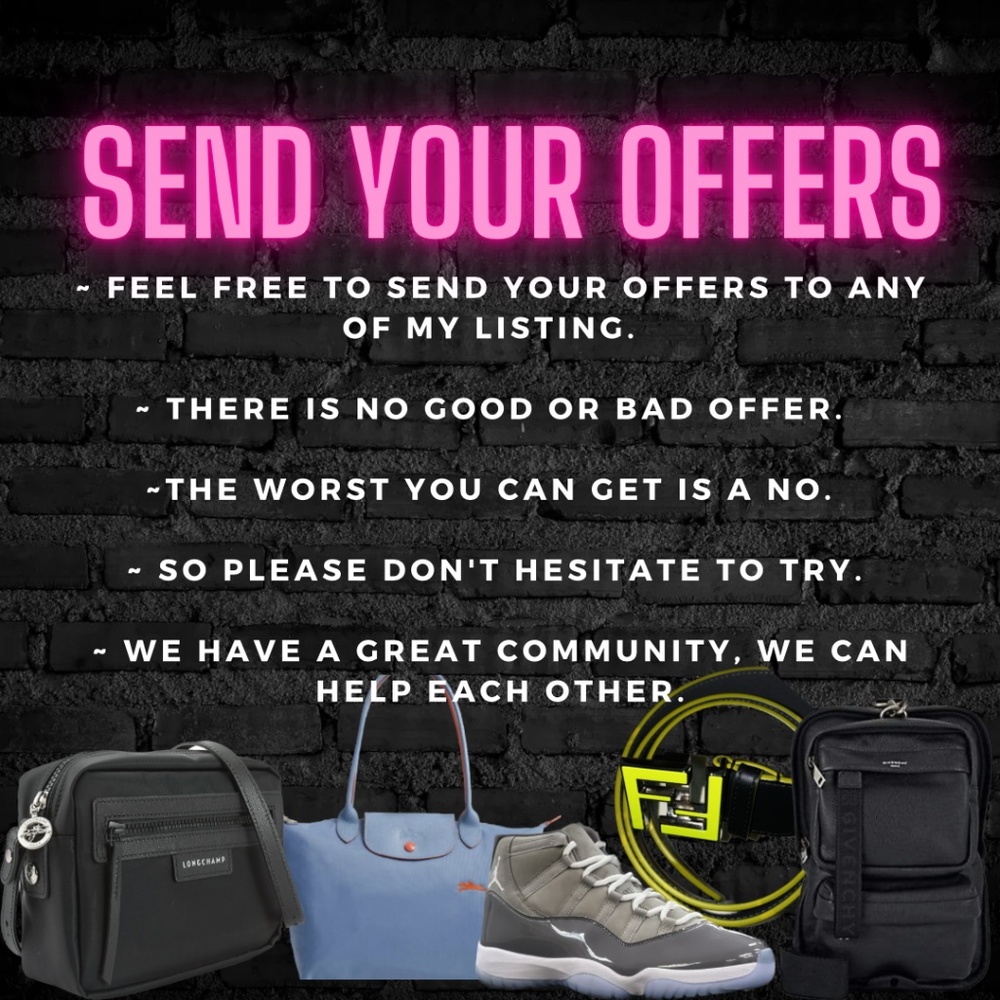 Send your offers! HAPPY SHOPPING!!!